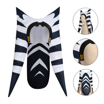 Ahsoka Headpiece Star Wars Ahsoka Tano Costume Clone Wars Ahsoka Headwear BEcostume
